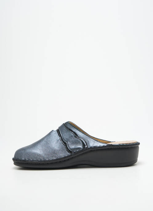 Mulete/Saboți negru LA PLUME femeie