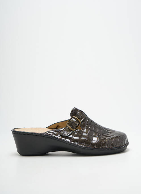 Mulete/Saboți gri LA PLUME femeie