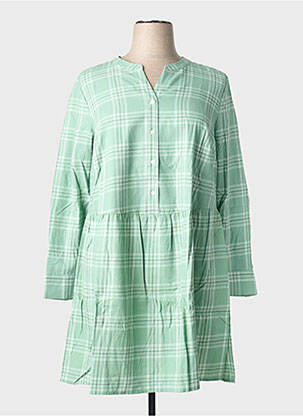 Rochie midi mâneci lungi mâneci lungi verde SHEEGO femeie