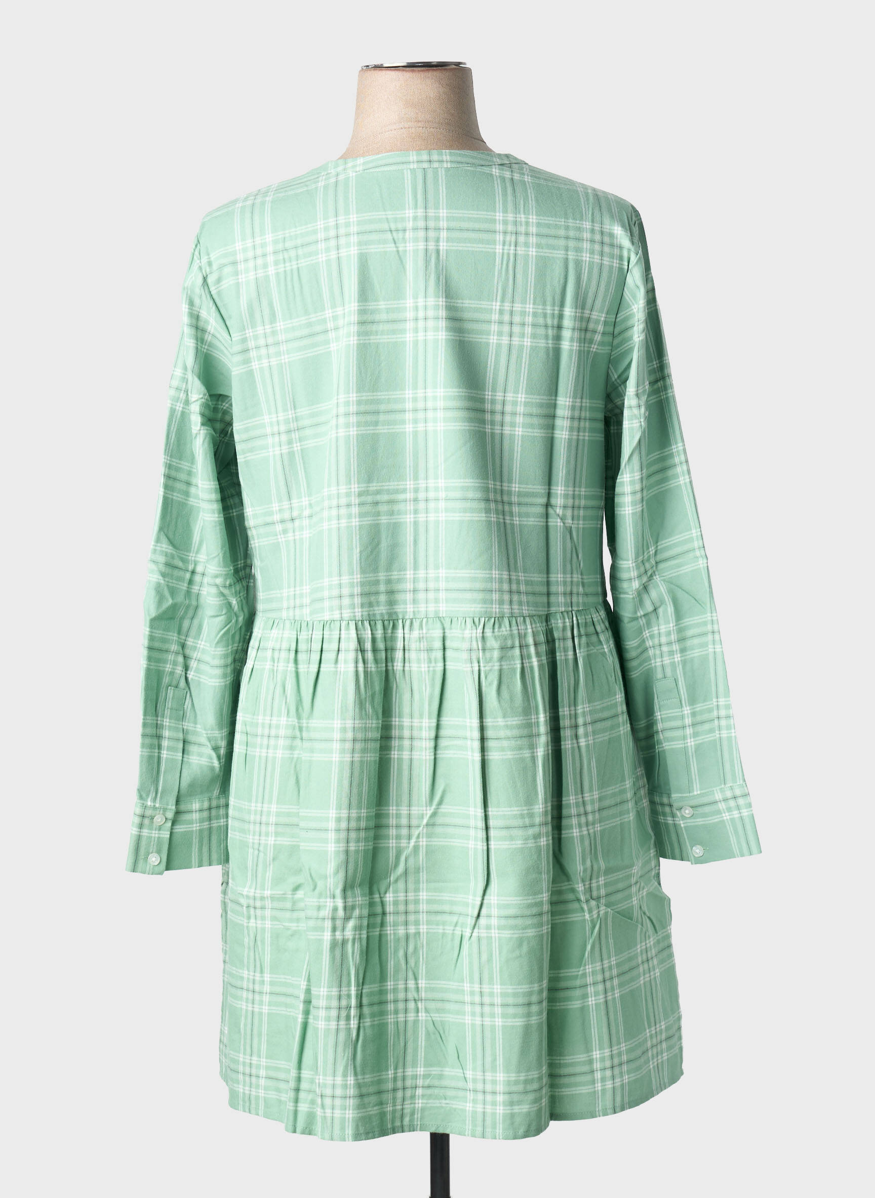 Rochie midi mâneci lungi mâneci lungi verde SHEEGO femeie