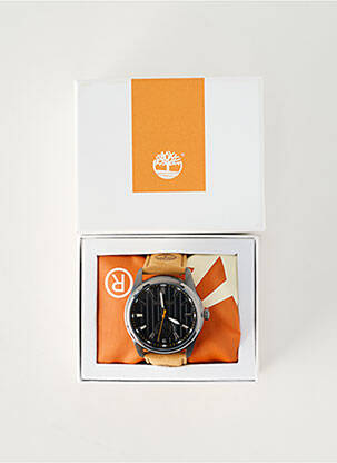 Ceas materiale din piele maro TIMBERLAND homme