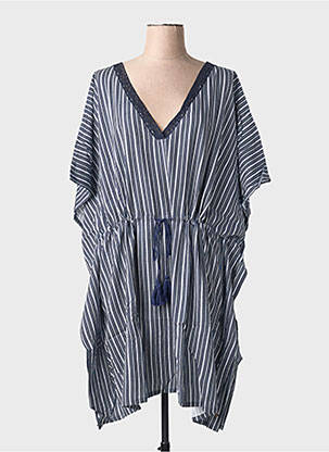 Rochie de plajă mâneci scurte albastru SHEEGO femeie