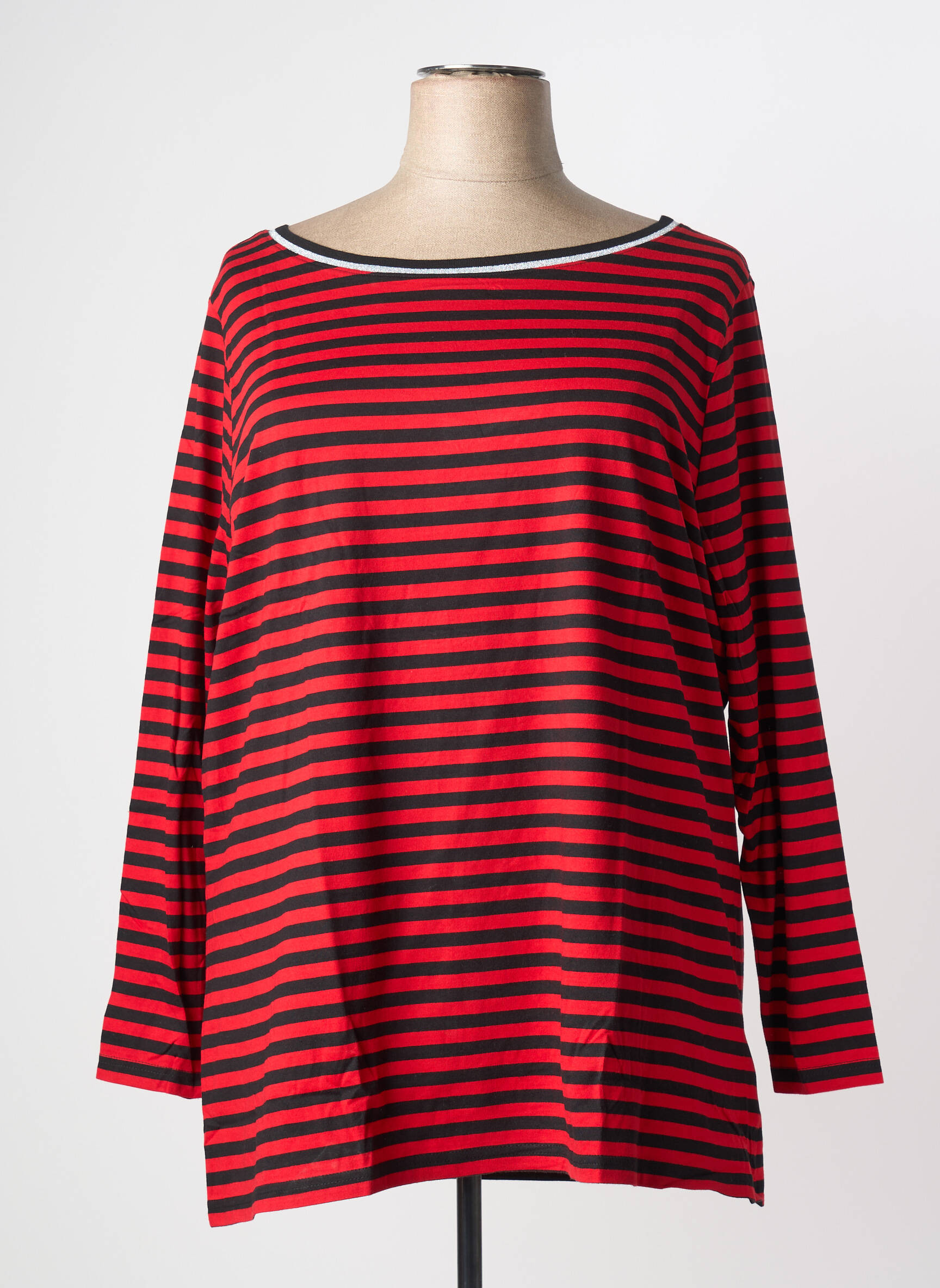 Tricou mâneci lungi mâneci lungi roșu SHEEGO femeie
