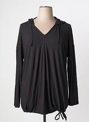 Tricou mâneci lungi mâneci lungi negru SHEEGO femeie