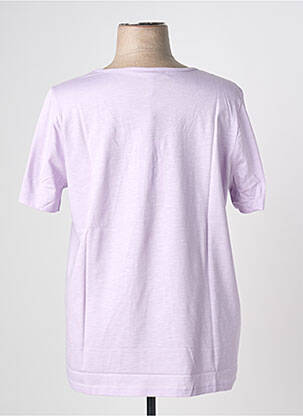 Tricou elasticitate mâneci scurte violet SHEEGO femeie