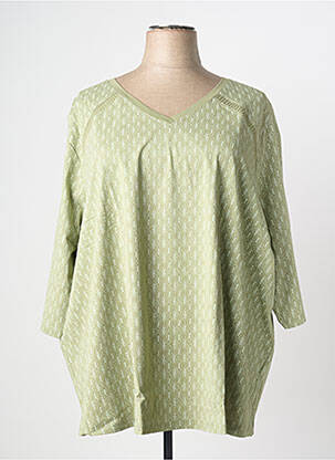 Top mâneci lungi mâneci lungi verde SHEEGO femeie