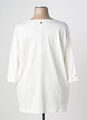 Tricou mâneci 3/4 mâneci 3/4 alb SHEEGO femeie