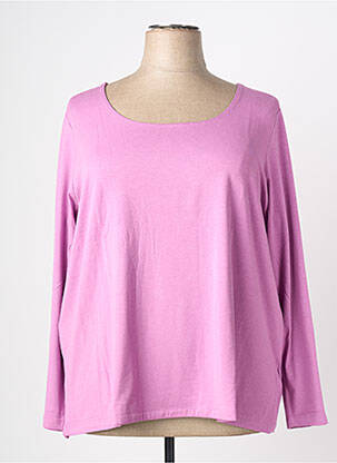 Tricou mâneci lungi mâneci lungi violet SHEEGO femeie