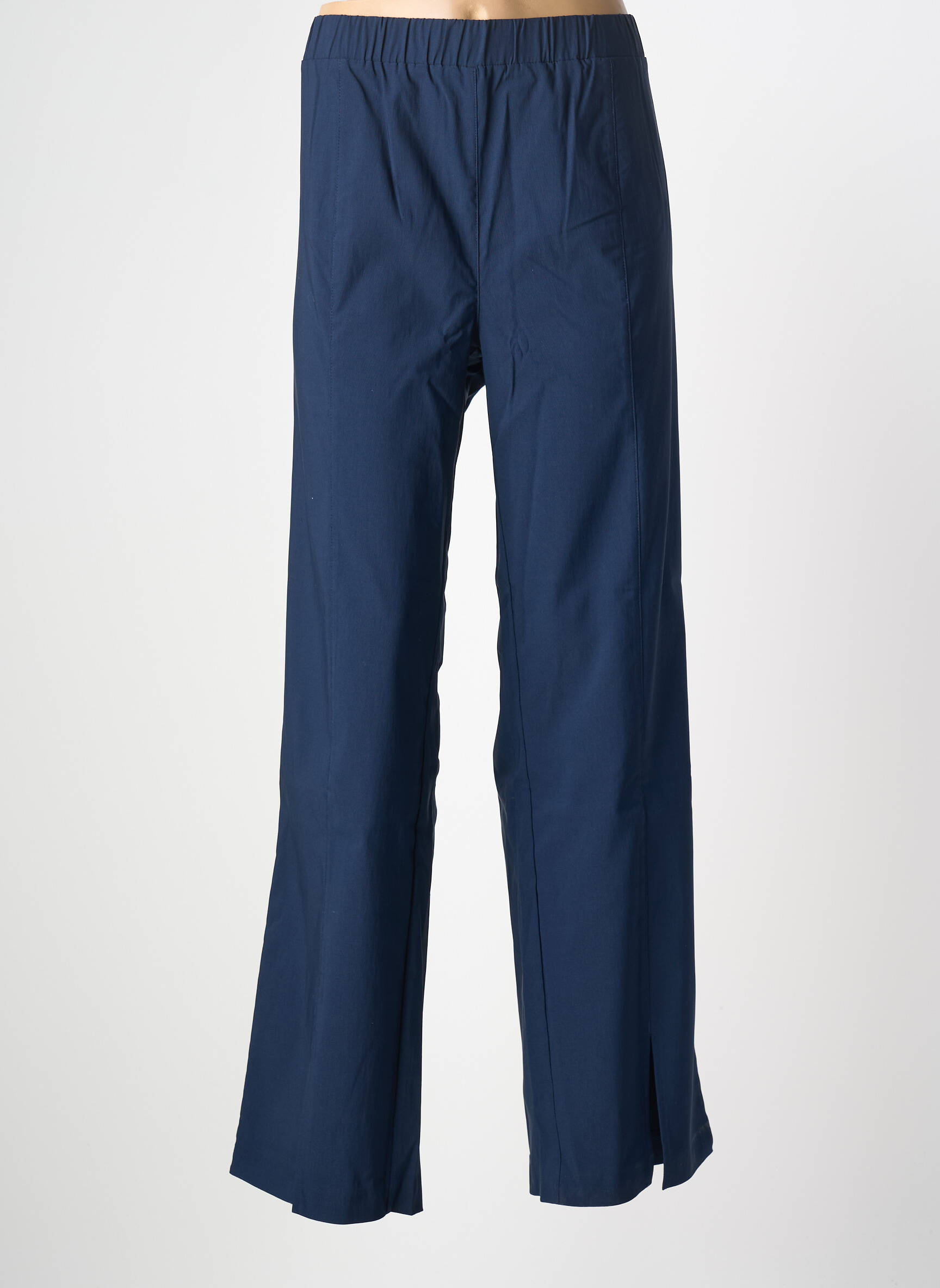 Pantalon drept elasticitate mărime normală albastru SHEEGO femeie
