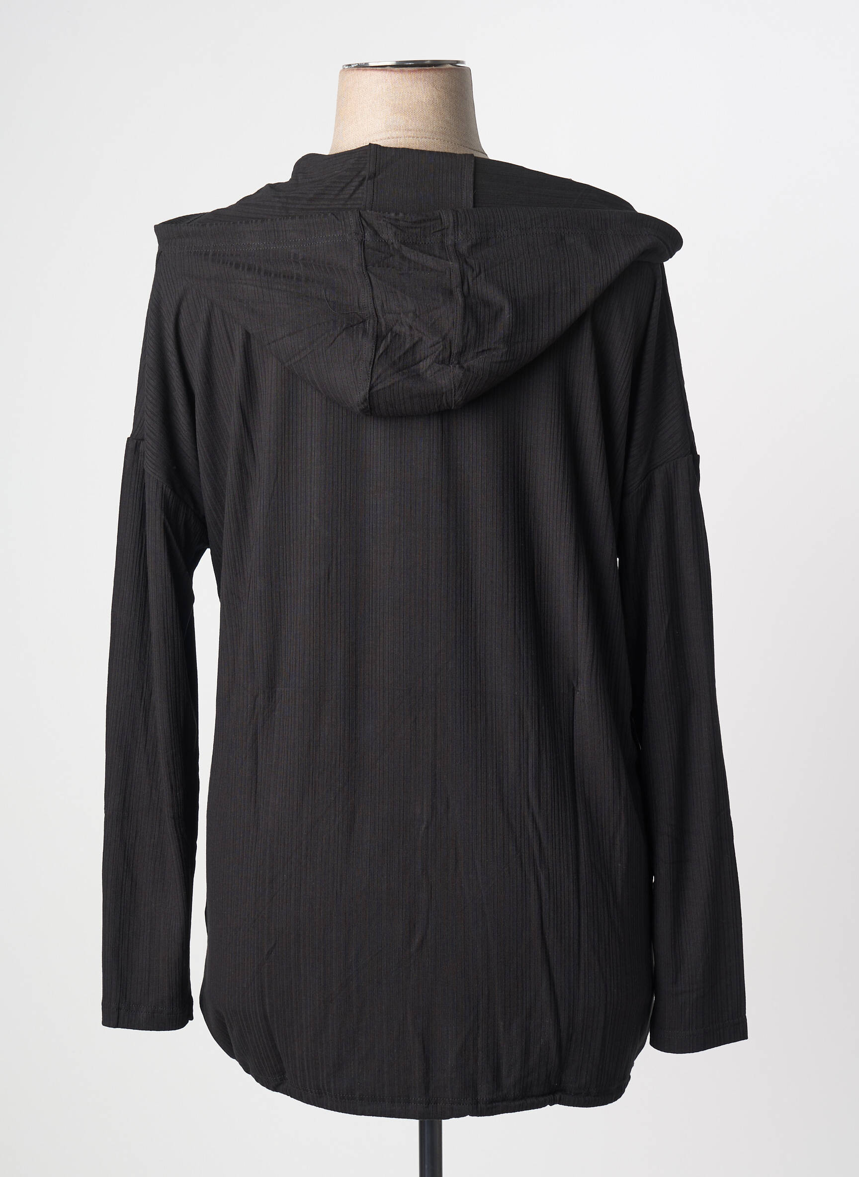 Tricou mâneci lungi mâneci lungi negru SHEEGO femeie