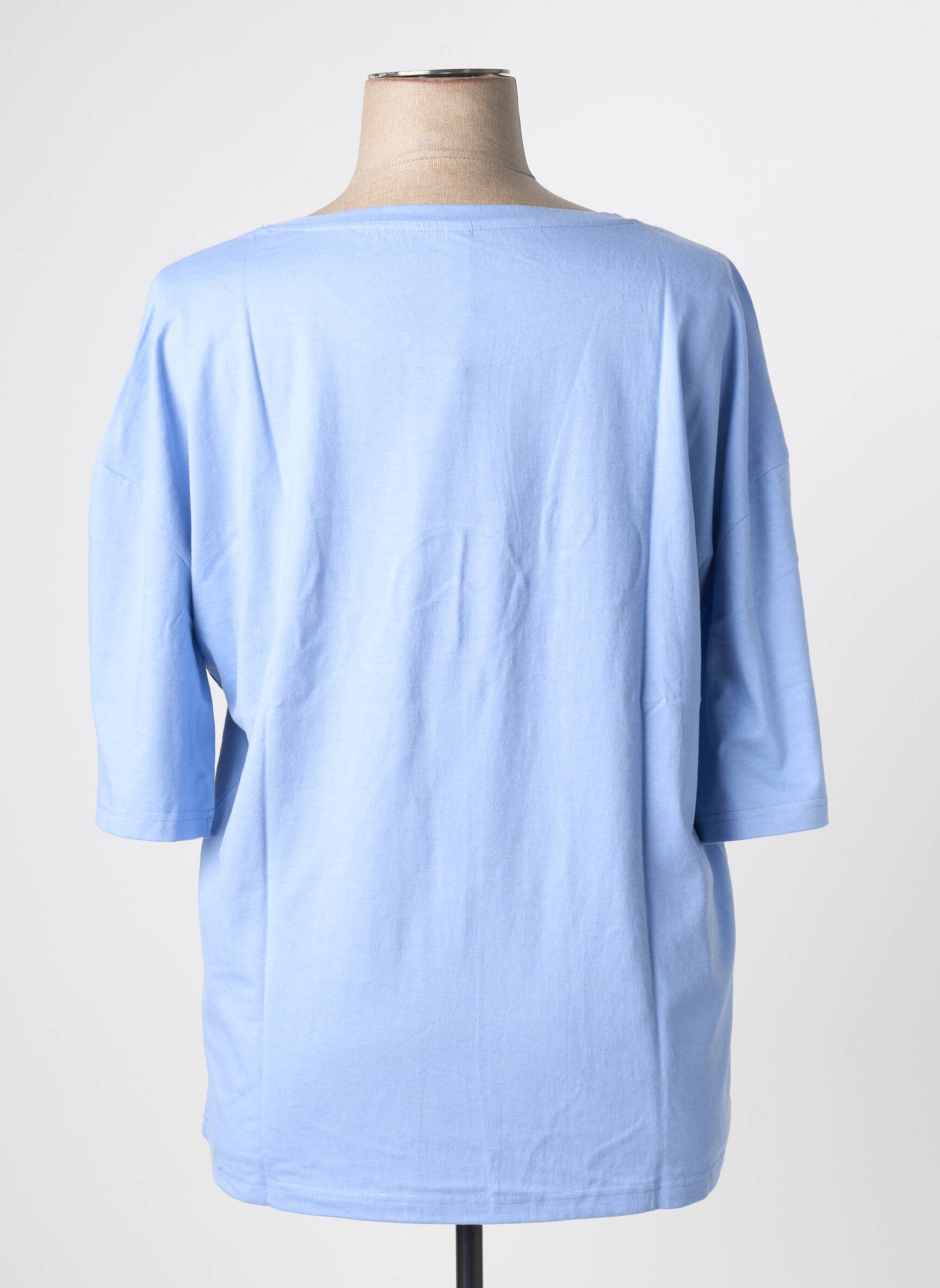 Tricou mâneci 3/4 mâneci 3/4 albastru SHEEGO femeie