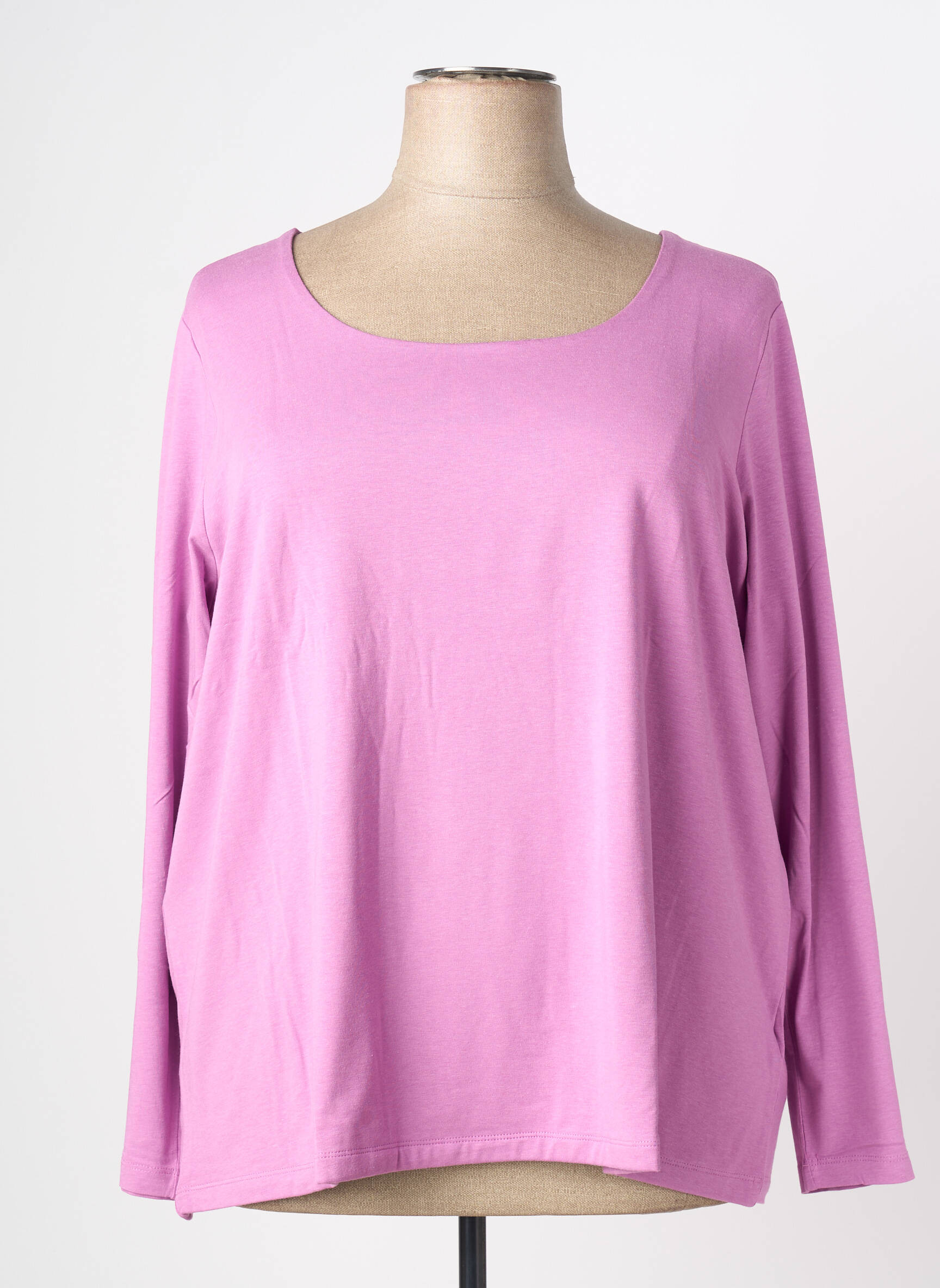 Tricou mâneci lungi mâneci lungi violet SHEEGO femeie