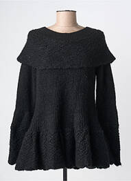 Pulover croială cambrată mâneci lungi negru RHUM RAISIN femme