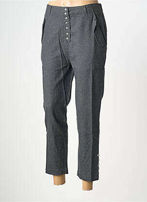 Pantalon 7/8 talie înaltă talie înaltă gri RHUM RAISIN femeie