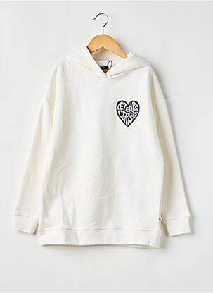 Hanorac cu glugă bej LE TEMPS DES CERISES fată