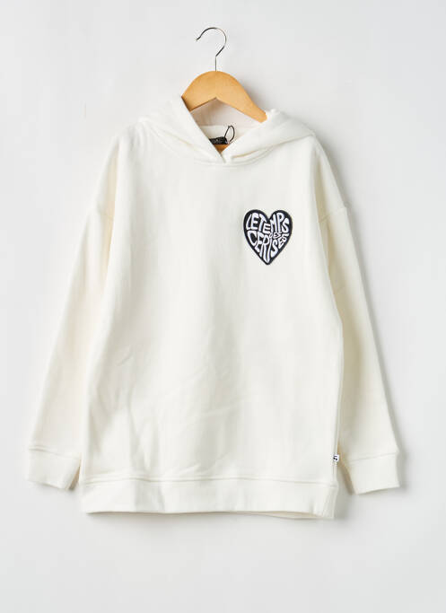 Hanorac cu glugă bej LE TEMPS DES CERISES fată