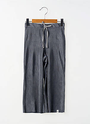 Pantalon larg mărime normală talie elastică gri NOPPIES fată