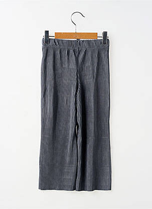 Pantalon larg mărime normală talie elastică gri NOPPIES fată