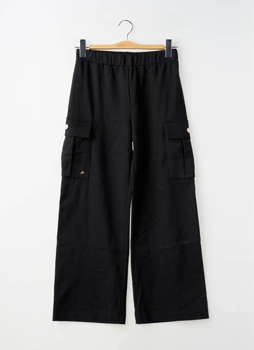 Pantalon larg negru MAYORAL fată