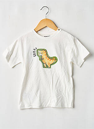 Tricou elasticitate mâneci scurte alb MAYORAL băiat