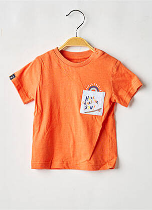 Tricou elasticitate mâneci scurte portocalie MAYORAL băiat