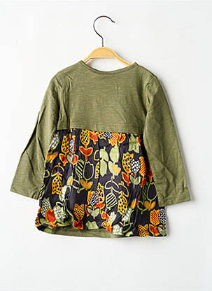 Top mâneci lungi mâneci lungi verde BOBOLI fată