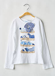 Tricou elasticitate mâneci lungi alb MAYORAL fată