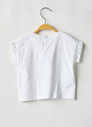 Tricou elasticitate mâneci scurte alb MAYORAL fată