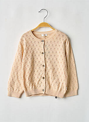 Vestă cu mâneci lungi bej NOPPIES fată