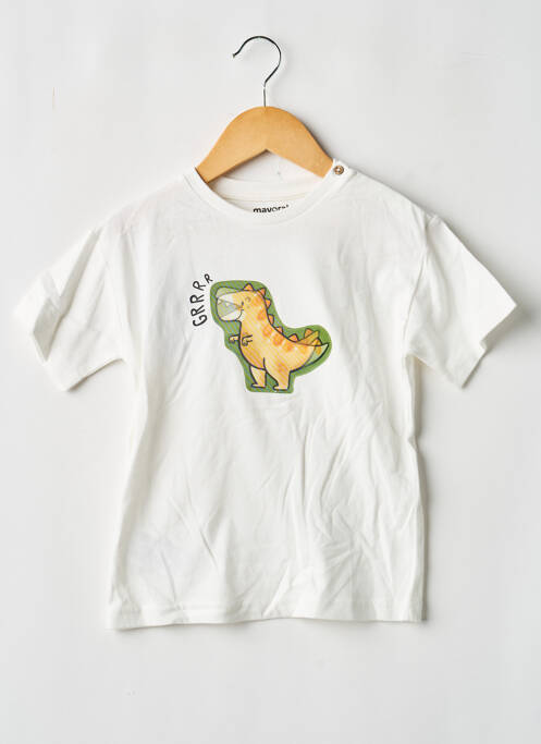 Tricou alb MAYORAL băiat