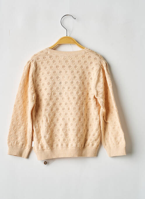 Vestă cu mâneci lungi bej NOPPIES fată