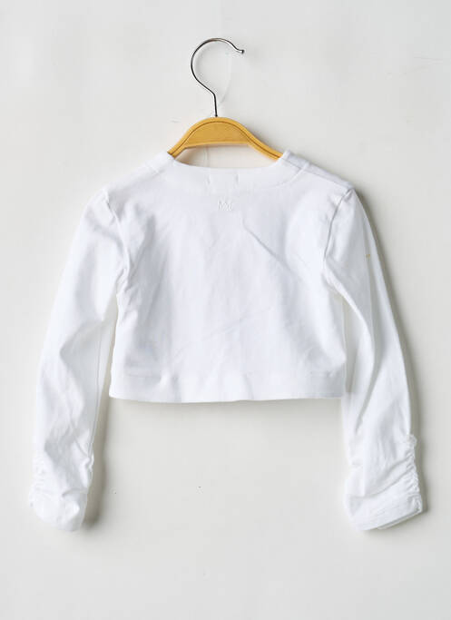 Bolero alb GYMP fată