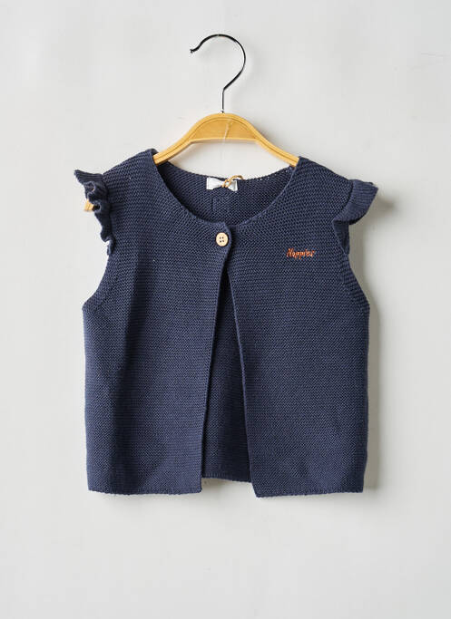 Vestă cu mâneci scurte albastru NOPPIES fată