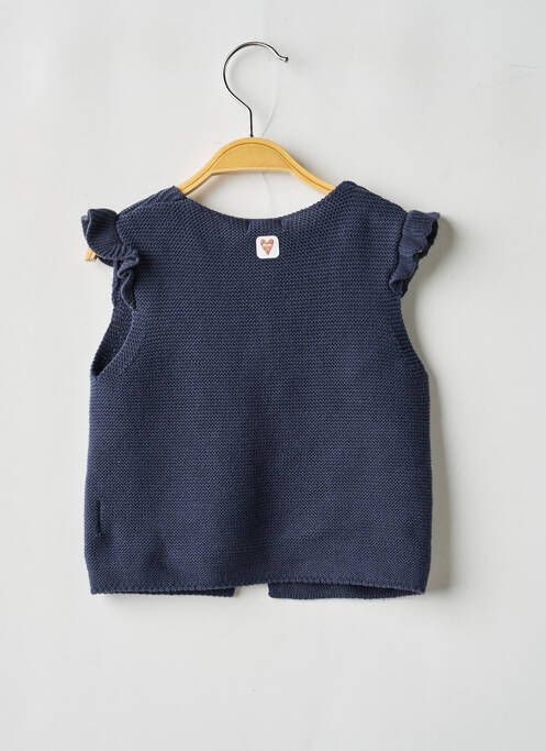 Vestă cu mâneci scurte albastru NOPPIES fată