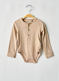 Body de lenjerie elasticitate maro NOPPIES enfant