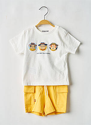 Set șort alb MAYORAL băiat