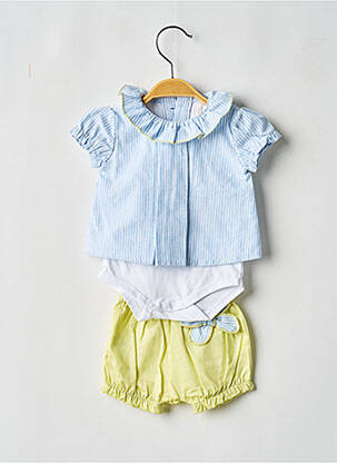 Set șort albastru BOBOLI fată