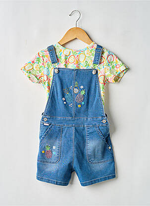 Set pantaloni tip de tricou albastru BOBOLI fată