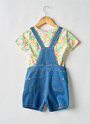 Set pantaloni tip de tricou albastru BOBOLI fată