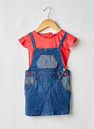 Set rochie albastru BOBOLI fată