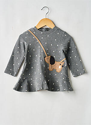 Rochie scurtă gri MAYORAL fată