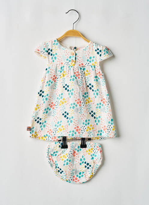 Set șort alb BOBOLI fată