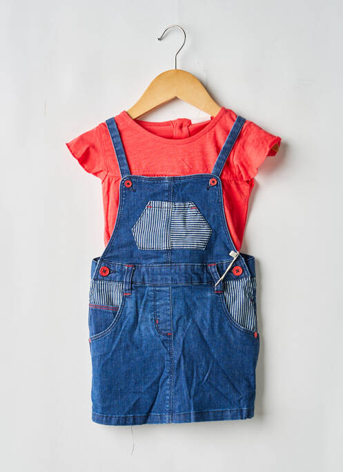 Set rochie albastru BOBOLI fată