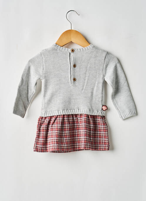 Rochie scurtă gri BOBOLI fată