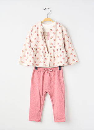 Set pantaloni strânsă la bază roz MAYORAL fată