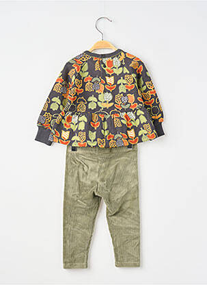 Set pantaloni tip de tricou verde BOBOLI fată