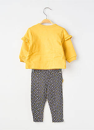 Set pantaloni tip de tricou galben BOBOLI fată