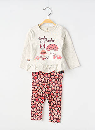Set pantaloni tip de tricou roșu BOBOLI fată