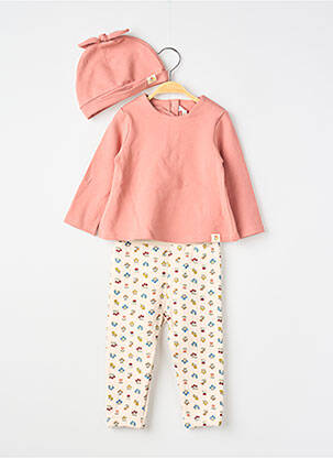 Set pantaloni tip de tricou roz MAYORAL fată