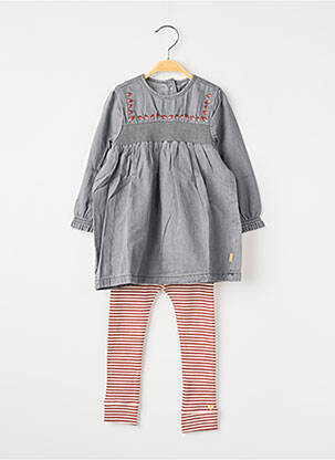 Set pantaloni broderie gri NOPPIES fată